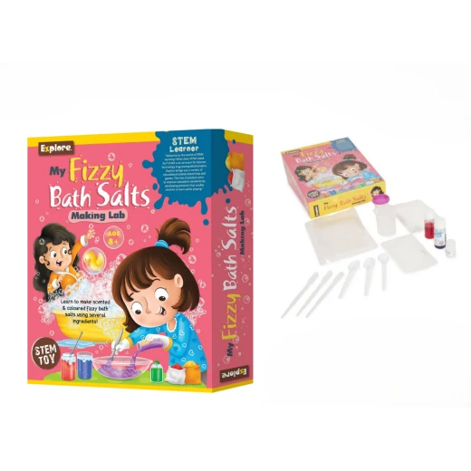 Play Craft, My Fizzy Bath Bomb Making Lab DIY STEAM Science Kit for Kids to Create Coloured and Scented Fizzy Bath Bombs with Fun Chemistry Learning - Play Craft - Image 3