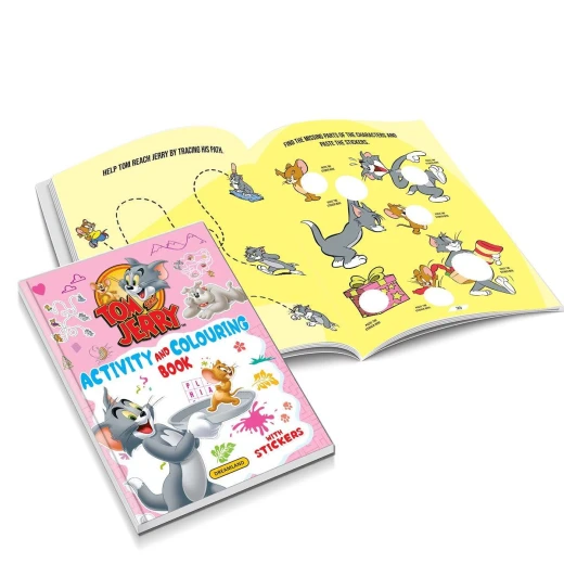 كتاب الأنشطة والتلوين توم وجيري من دريم لاند - Dreamland - Image 2