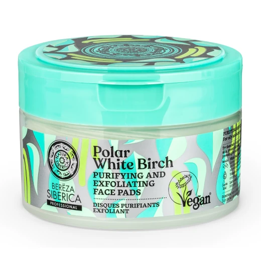 Natura Siberica Polar White Birch Purifying & Exfoliating Face Pads, 20 Pieces - Natura Siberica - Image 2