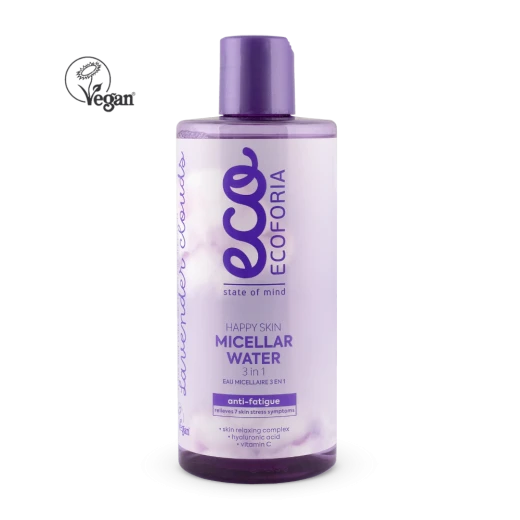Ecoforia - Lavender Clouds Happy Skin Micellar Water 3 In 1 300 ml - Ecoforia - Image 2