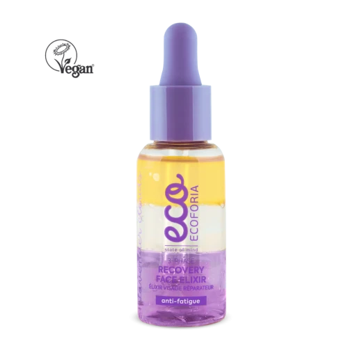 Ecoforia - Lavender Clouds 3-Phase Recovery Face Elixir 30 ml - Ecoforia - Image 2