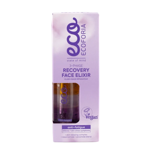 Ecoforia - Lavender Clouds 3-Phase Recovery Face Elixir 30 ml - Ecoforia - Image 3
