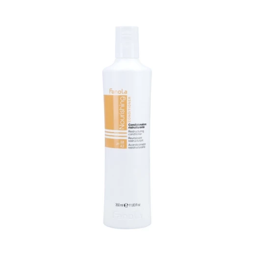Fanola Nourishing Restructuring Conditioner 350ml is a professional hair care product designed for dry, frizzy, and damaged hair. It deeply hydrates and smooths the hair, leaving it soft, silky, and easy to manage. Enriched with linseed oil, it nourishes the hair fibers, prevents split ends, and enhances shine. This conditioner is suitable for color-treated and chemically processed hair, helping to extend color life and restore healthy appearance. Fanola Nourishing Restructuring Conditioner 350ml is a professional hair care product designed for dry, frizzy, and damaged hair. It deeply hydrates and smooths the hair, leaving it soft, silky, and easy to manage. Enriched with linseed oil, it nourishes the hair fibers, prevents split ends, and enhances shine. This conditioner is suitable for color-treated and chemically processed hair, helping to extend color life and restore healthy appearance.