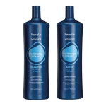 Fanola Wonder No Orange Shampoo and Mask, 1000ml, a color-correcting shampoo for light blonde and brown hair, neutralizes yellow-orange highlights - Fanola