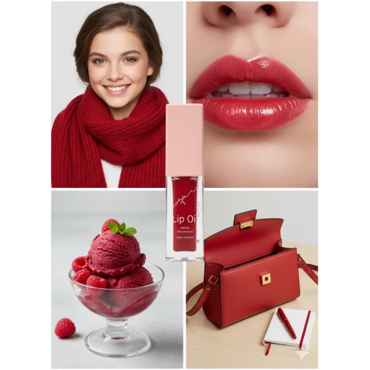 Ayla-Tutti Frutti Lip Oil، with a really nice hint of color that gives your lips that extra volume, makes your lips soft and fruity, 5ml - Ayla Naturals - Image 5