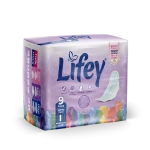 Lifey with the latest global odour-control technology, super thick pads ideal for medium flow, offering maximum protection and all-day comfort. Pack of 9 pads - Lifey