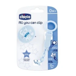 Chicco ADAPTABLE EASY CLIP WITH CHAIN LIGHTBLUE