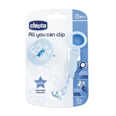 Chicco ADAPTABLE EASY CLIP WITH CHAIN LIGHTBLUE - Chicco - Image 3