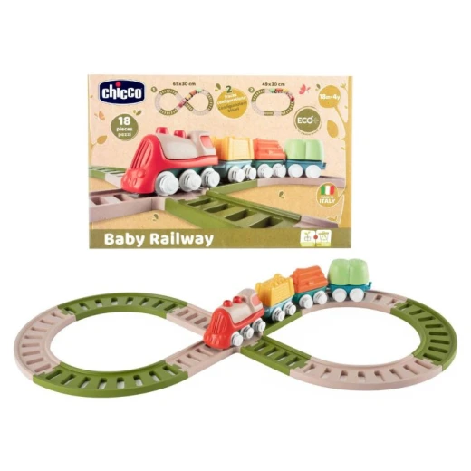 Chicco Toy Eco+ Baby Railway - Chicco - Image 8