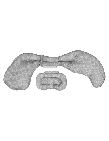 Chicco Total Body Pillow Criss Cross Grey - Chicco - Image 7