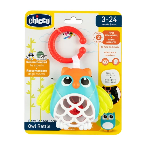 Chicco Toy BSF Owl Rattle - Chicco - Image 3