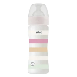 Chicco Well Being Baby Bottle Anti-Colic System Plastic 2m+, 250ml  White