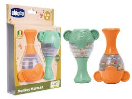 Chicco Toy Eco+ Monkeys Maracas - Chicco - Image 3