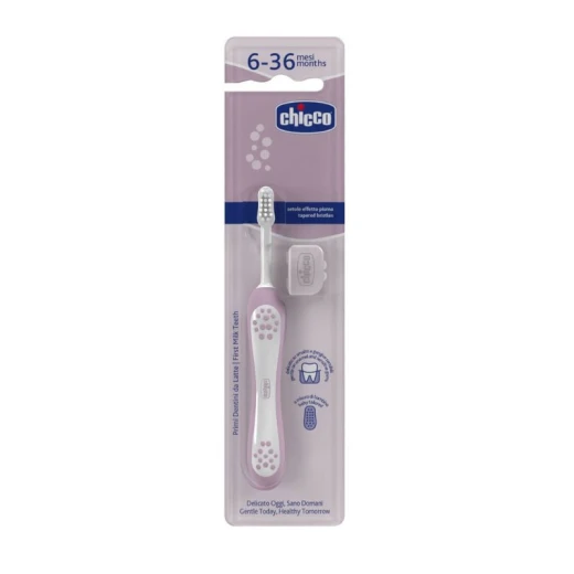 Chicco Toothbrush First Teeth Lilac 6-36m - Chicco - Image 4