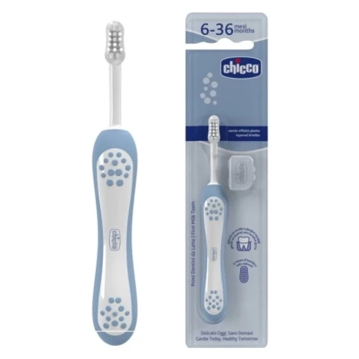 Chicco Toothbrush First Teeth Indigo 6-36m - Chicco - Image 2