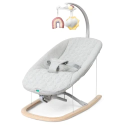Chicco Bouncer Zen Wave Wooden Grey