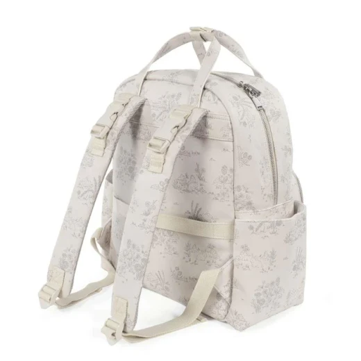 Pasito a Pasito Diaper Bags – Toile de Jouy Cream Rucksack Stylish and Comfortable Backpack for Modern Moms - Pasito a Pasito - Image 7
