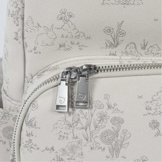 Pasito a Pasito Diaper Bags – Toile de Jouy Cream Rucksack Stylish and Comfortable Backpack for Modern Moms - Pasito a Pasito - Image 3