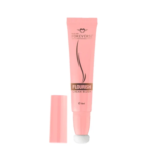 Forever 52 Flourish Cream Blush Natural Flush Blendable Formula for Cheeks Long Lasting Makeup