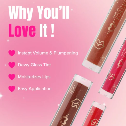 Forever 52 Ultra Shiny Hydrating Lip Gloss for Fuller Lips High Shine Finish Makeup - Forever 52 - Image 4