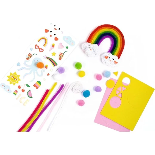 Folia Rainbow Chenille Wire Craft Set 30 cm Colorful Pipe Cleaners in Clear Storage Case Creative Craft Kit for Kids and Adults Ideal for School, DIY Projects, Parties & Gift Ideas - Folia - Image 4