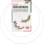 Folia Decorative Metal Rings White 2 Pieces (25 cm & 30 cm) Versatile DIY Craft Hoops for Floral Arrangements, Wreaths & Home Decor Model 24205 - Folia