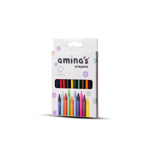 الوان شمع 12 لون - أمينة - Amina's crayon - Image 2