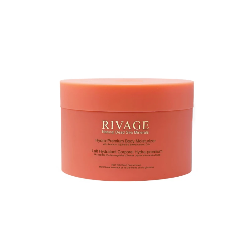 Rivage Hydra Premium Body Moisturizer 200ml - Deep Hydrating Body Cream with Dead Sea Minerals & Shea Butter - Daily Moisture Care for Dry Skin - Rivage