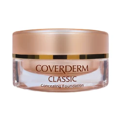 Coverderm Classic Waterproof Concealing Foundation Full Coverage Makeup for Imperfections Sensitive Skin SPF30