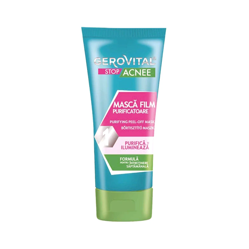 Gerovital Plant Stop Acne Purifying Peel Off Mask - Gerovital