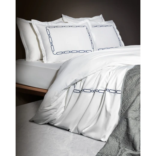 Madame COCO Lis King Size Duvet Cover Set - Embroidered - Satin 240X220+4X(50X70+3)+260X280CM - Madame COCO - Image 2