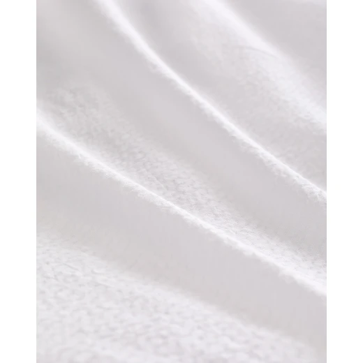 Madame COCO Linda King Size Embroidered Washed Seersucker Duvet Cover Set 240×220 cm – 100% Cotton White/Gray Bedding Set with Flat Sheet & Pillowcases - Madame COCO - Image 2