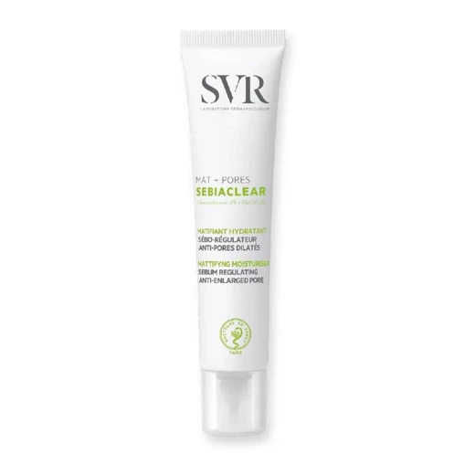 SVR Sebiaclear Mat+Pores Mattifying Face Cream - 4% Niacinamide and 4% PHA - For Oily to Combination Skin, Non-Comedogenic Moisturizer to Control Shine & Visibly Tighten Pores SVR Sebiaclear Mat+Pores Mattifying Face Cream - 4% Niacinamide and 4% PHA - For Oily to Combination Skin, Non-Comedogenic Moisturizer to Control Shine & Visibly Tighten Pores