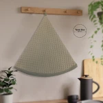 Equart Round Kitchen Towel - Beige 80cm - Equart