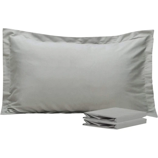 Givi Lulu 2-Piece 50x90cm Oxford Pillowcase Set - Gray - Givi Lulu - Image 2