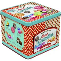 علبة حلويات 14*12 سم من Easy Life Sweet Candies - ألوان متعددة