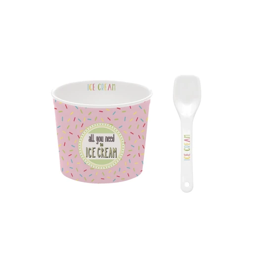 Easy Life Onfleek 2-Piece Ice Cream Set in Box - Pink - Easy Life - Image 2