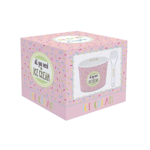 Easy Life Onfleek 2-Piece Ice Cream Set in Box - Pink - Easy Life - Image 3
