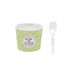 Easy Life Onfleek 2-Piece Ice Cream Set in Box - Green - Easy Life