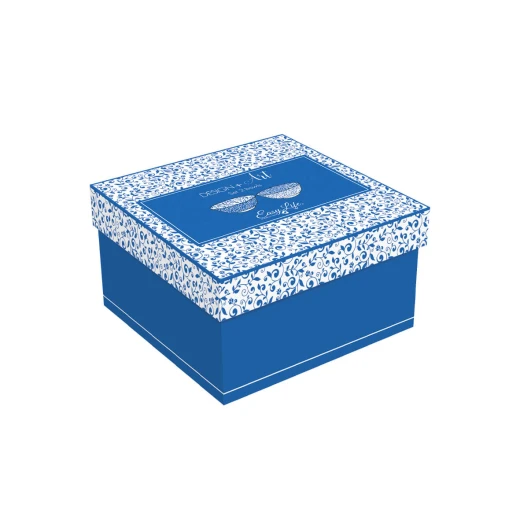 طقم زبديات 15 سم قطعتين من Easy Life Tapestry - أزرق وأبيض - ايزي  لايف - Image 3