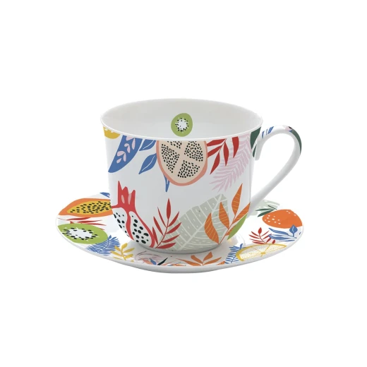 Easy Life Tutti Frutti 400ml 2-Piece Teacup Set in Box - Multicolored - Easy Life - Image 2