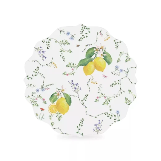 Easy Life Fleurs et Citrons 2-Piece 34.5cm Placemat Set - Multicolored - Easy Life - Image 4