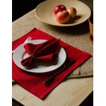 Zambaiti Chou 4-Piece Dinner Napkins Set - Red - Zambaiti