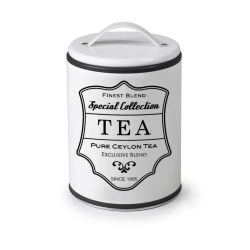 Ibili 11x16cm Tea Canister with Handle - White