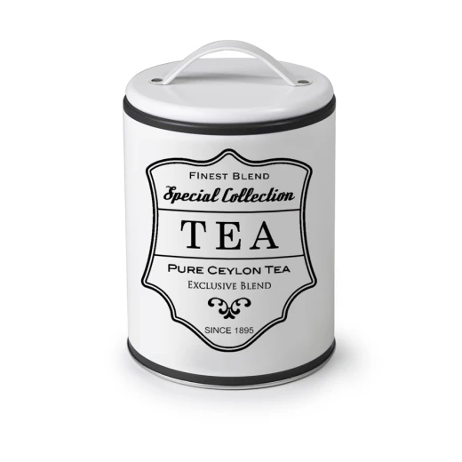 Ibili 11x16cm Tea Canister with Handle - White - Ibili - Image 2