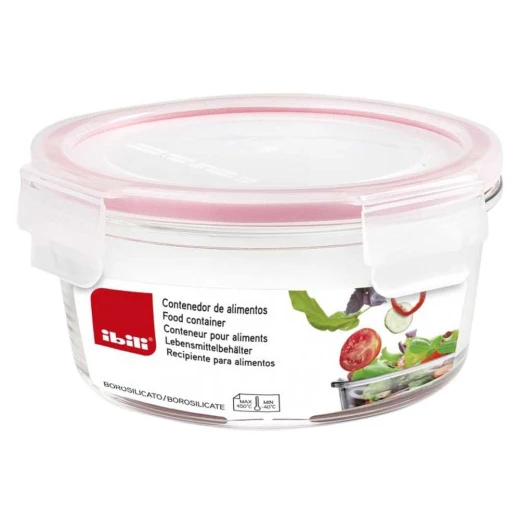 حافظة طعام زجاج 610 مل من Ibili Lunch-Away - أحمر - ابيلي - Image 2