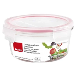 حافظة طعام زجاج 800 مل من Ibili Lunch-Away - أحمر