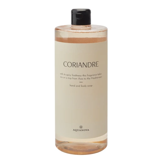 Aquanova Paris Liquid Hand & Body Soap Refill - Coriander 1000ml - Aquanova - Image 2