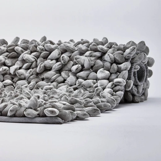 Aquanova Rocca Bath Mat - Silver Gray 60x100 cm - Aquanova - Image 2