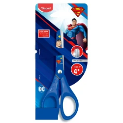 Maped Pulse Scissors 13cm - Superman Symmetrical Design | Safe & Comfortable for Kids